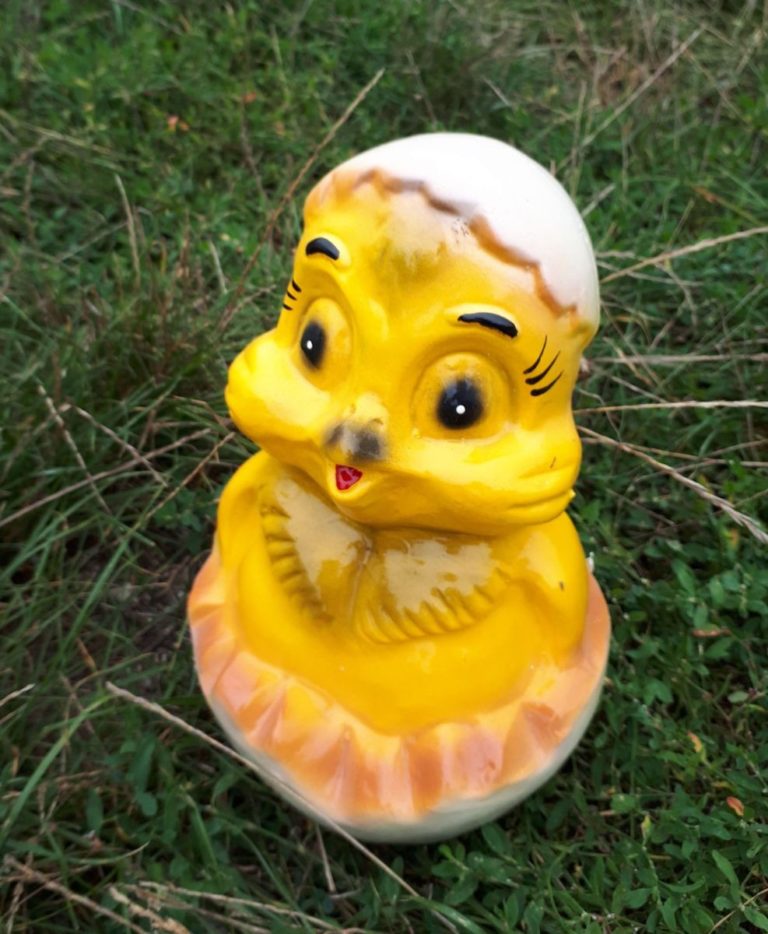 Садовая фигура "Цыпленок в яйце" - 1