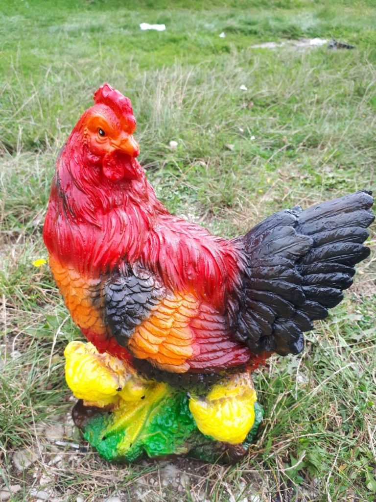 Садовая фигура "Курица с цыплятами" - 1