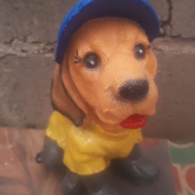 Садовая фигура "Собака в шляпе" - 2