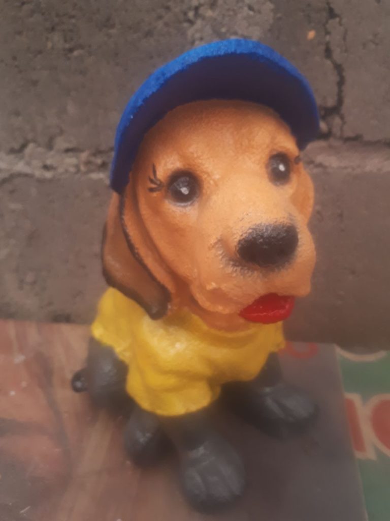 Садовая фигура "Собака в шляпе" - 2