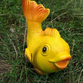 Садовая фигура "Золотая рыбка" - 1